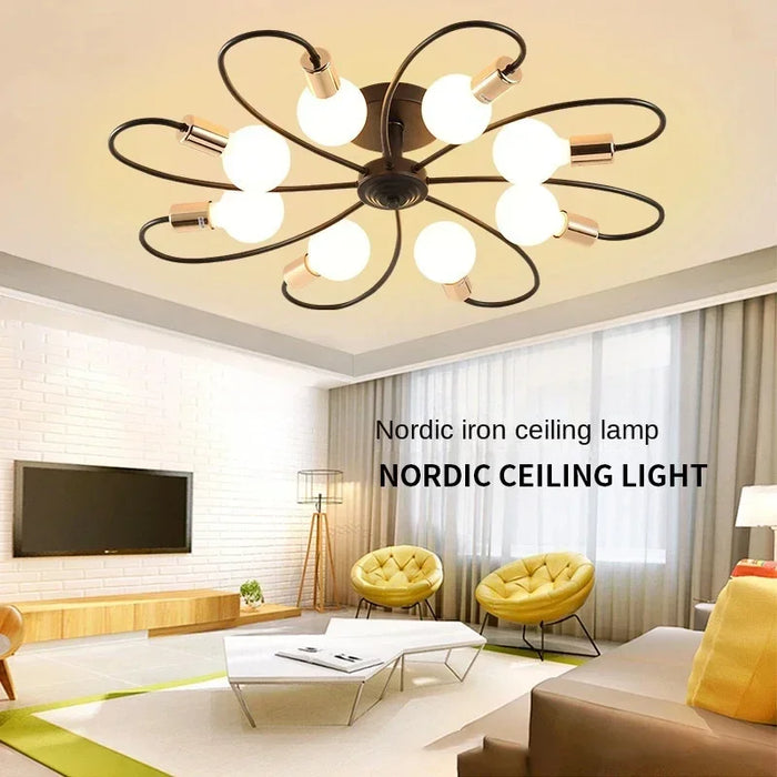 LED Chandelier – Modern Minimalist Ceiling Light - Samanta Factory