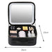Makeup Bag with LED Mirror – 3-Color Light & Customizable Storage - Samanta Factory