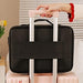 Makeup Bag with LED Mirror – 3-Color Light & Customizable Storage - Samanta Factory