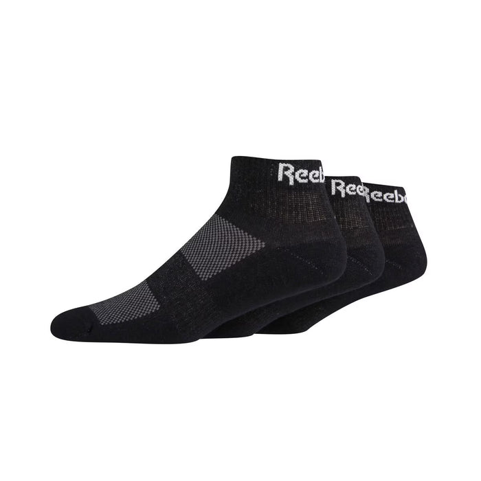 Unisex Essential Ankle Socks 6 Pack in Black