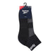Unisex Essential Ankle Socks 6 Pack in Black