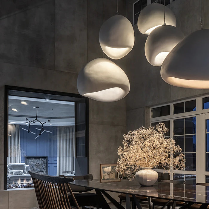 Pendant Light – Nordic Wabi Sabi LED Ceiling Chandelier - Samanta Factory