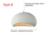 Pendant Light – Nordic Wabi Sabi LED Ceiling Chandelier - Samanta Factory