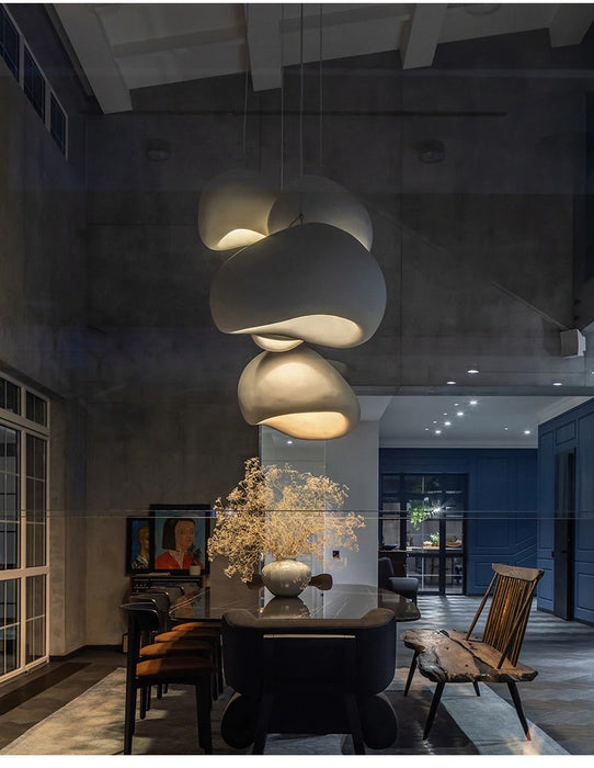 Pendant Light – Nordic Wabi Sabi LED Ceiling Chandelier - Samanta Factory