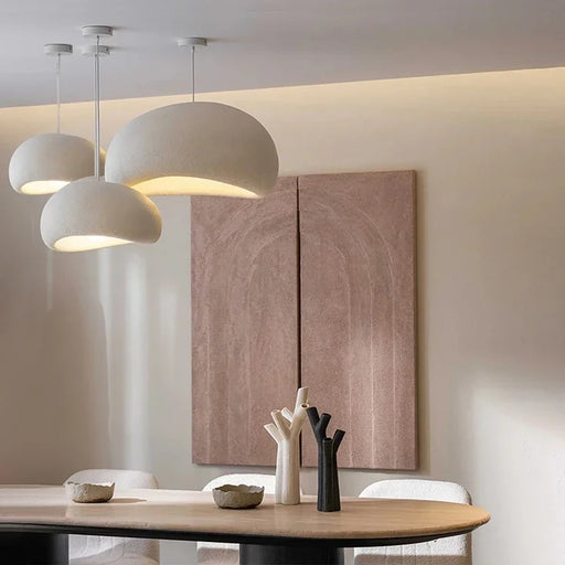 Nordic Wabi Sabi LED pendant chandelier for modern ceiling lighting