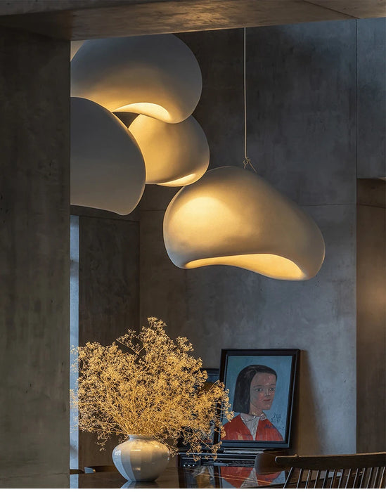 Pendant Light – Nordic Wabi Sabi LED Ceiling Chandelier - Samanta Factory