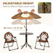 Kids Foldable Four-Piece Garden Set - Fun Monkey Design - Samanta Factory