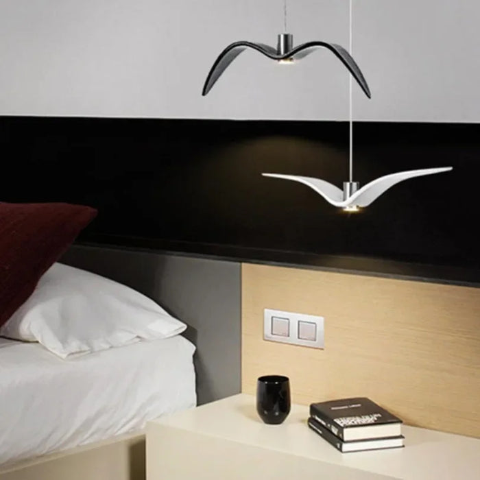 Modern LED Resin Pendant Light for Bedroom, Kitchen, and Living Room