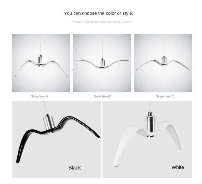 Pendant Lamp – Nordic Seagull Design for Modern Interiors - Samanta Factory