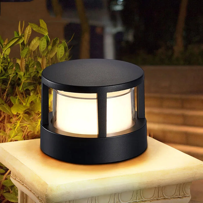 Outdoor Pillar Light – Waterproof Aluminum Fence Lamp - Samanta Factory