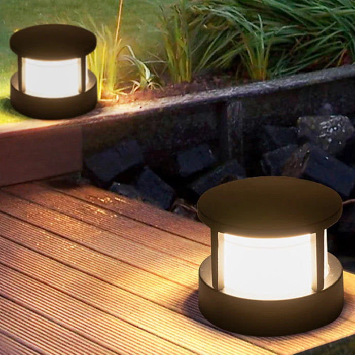 Outdoor Pillar Light – Waterproof Aluminum Fence Lamp - Samanta Factory