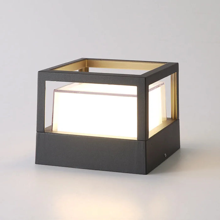 Outdoor Pillar Light – Waterproof Aluminum Fence Lamp - Samanta Factory