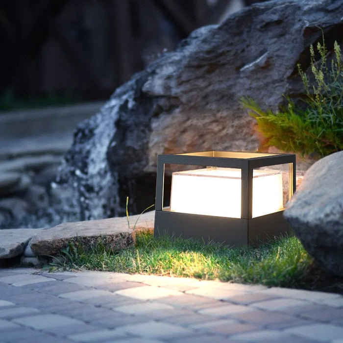 Outdoor Pillar Light – Waterproof Aluminum Fence Lamp - Samanta Factory