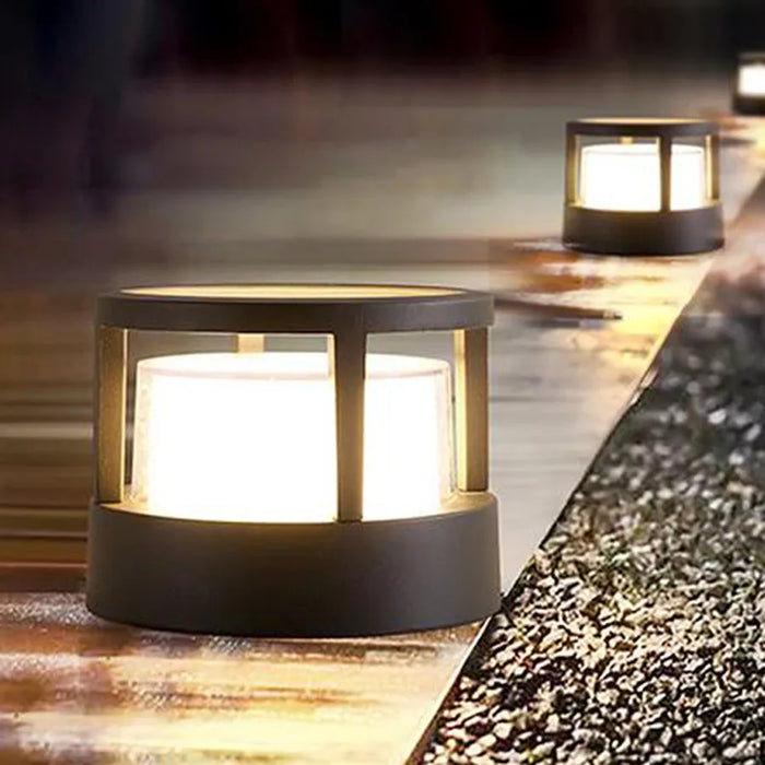 Outdoor Pillar Light – Waterproof Aluminum Fence Lamp - Samanta Factory