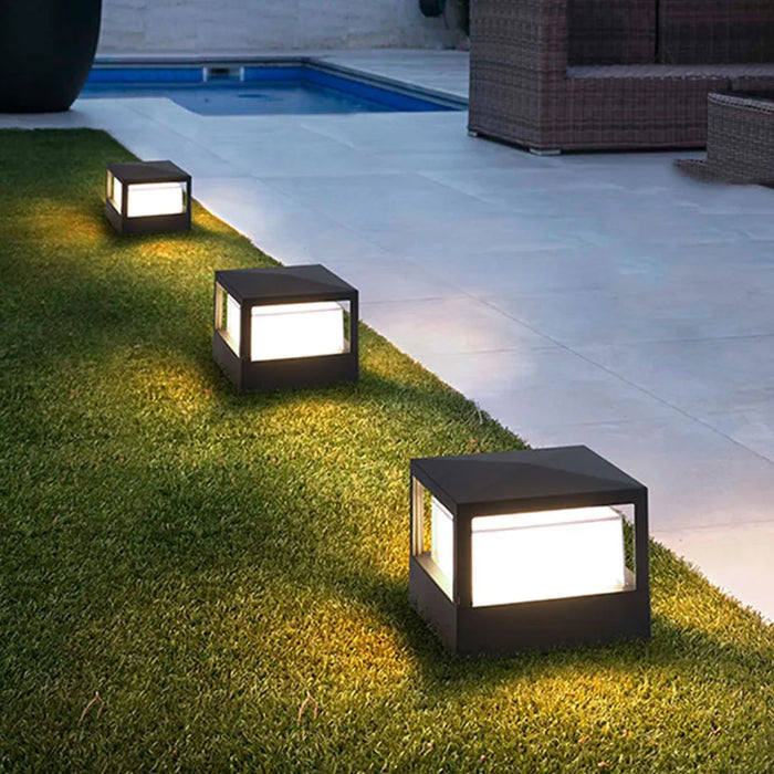 Outdoor Pillar Light – Waterproof Aluminum Fence Lamp - Samanta Factory