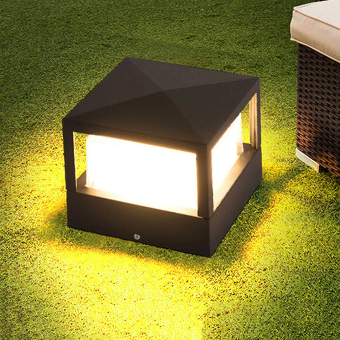 Outdoor Pillar Light – Waterproof Aluminum Fence Lamp - Samanta Factory