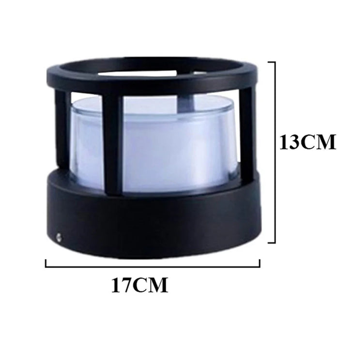 Outdoor Pillar Light – Waterproof Aluminum Fence Lamp - Samanta Factory