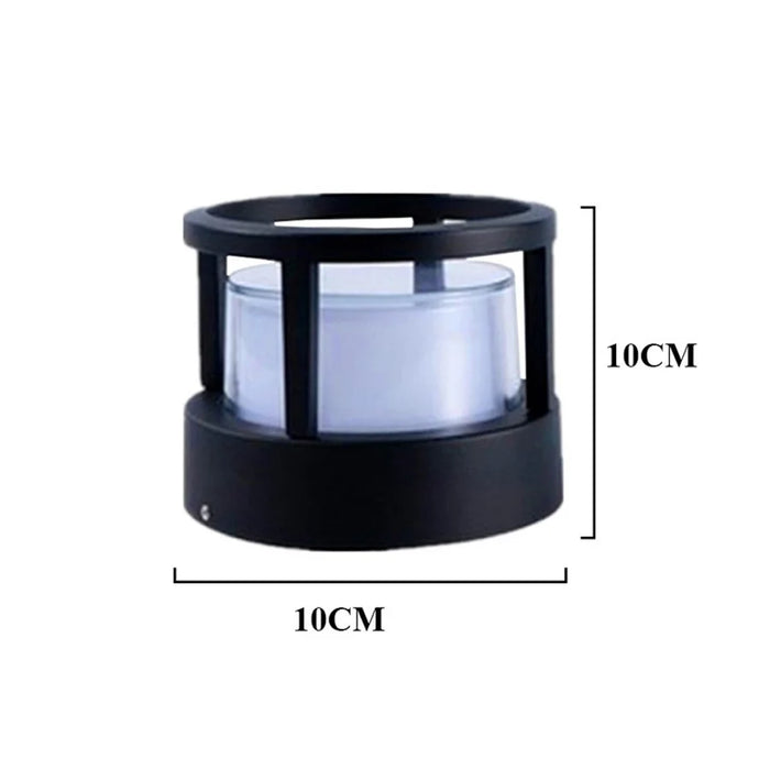 Outdoor Pillar Light – Waterproof Aluminum Fence Lamp - Samanta Factory