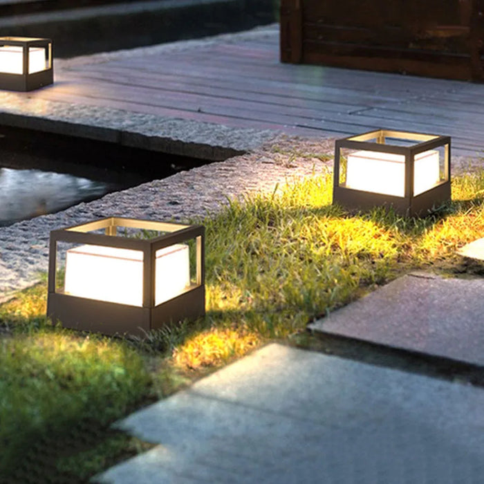 Outdoor Pillar Light – Waterproof Aluminum Fence Lamp - Samanta Factory