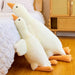 Hot 50/90/130CM Funny Goose Plush Stuffed Soft Duck Sleeping Pillow Sofa Cushion Kids Girlfriend Birthday Gift Toy