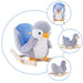 Animal Baby Rocking Horse – Plush Penguin with Musical Button - Samanta Factory