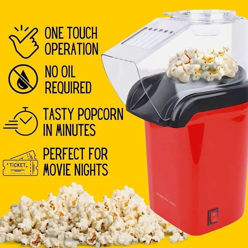 Hot Air Popcorn Maker – Oil-Free Healthy Popping - Samanta Factory