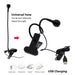 Book Light – USB LED with Flexible Clip Holder - Samanta Factory