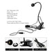 Book Light – USB LED with Flexible Clip Holder - Samanta Factory