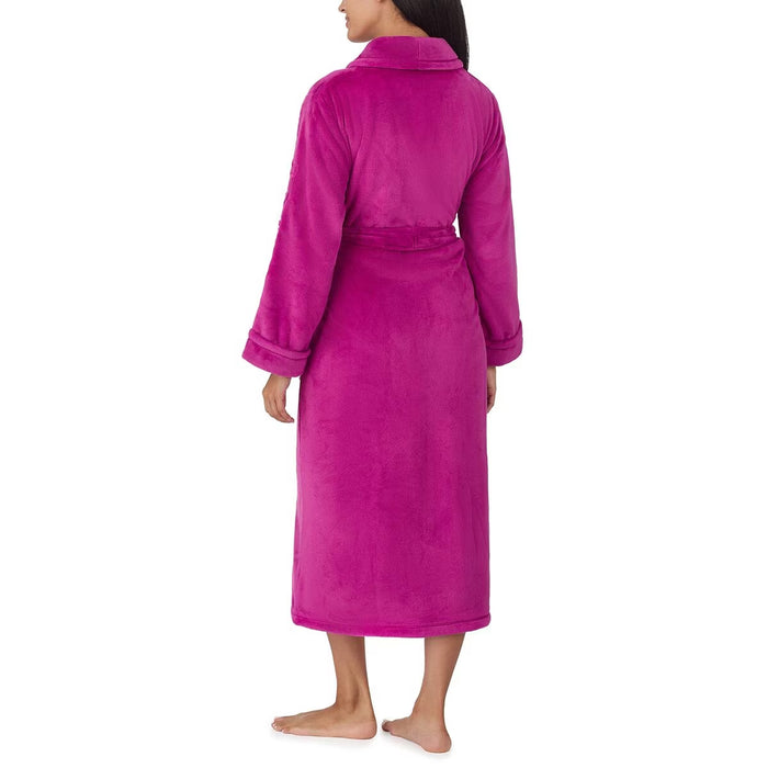 Shawl Collar Long Plush Robe