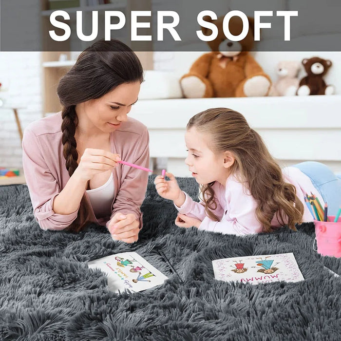 Filey Deep Pile Fluffy Shaggy Area Rug for Indoor/Outdoor Use