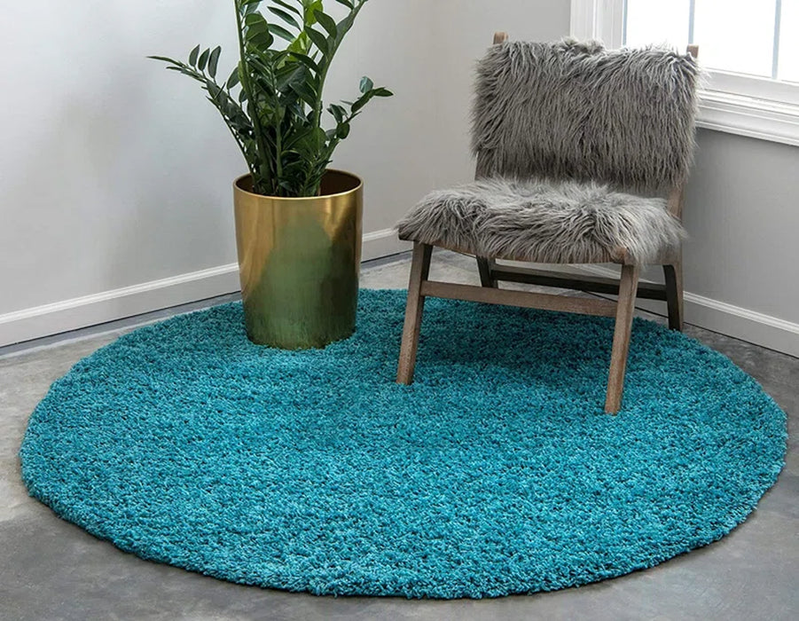 Annie-Louise Solid Colour Shag Area Rug