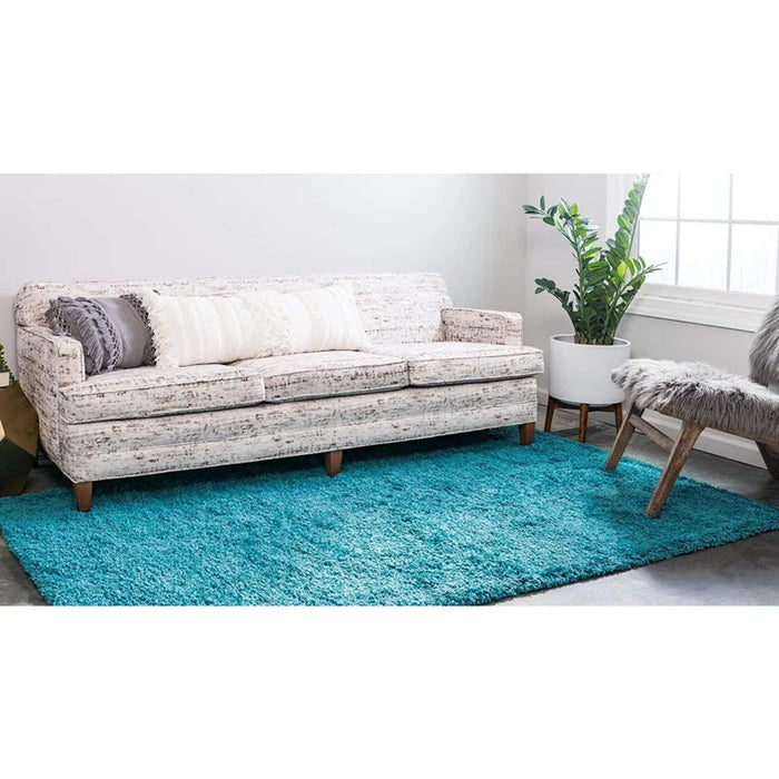 Annie-Louise Solid Colour Shag Area Rug