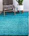 Annie-Louise Solid Colour Shag Area Rug