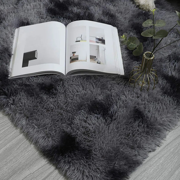 Chalan Solid Colour Shag Area Rug