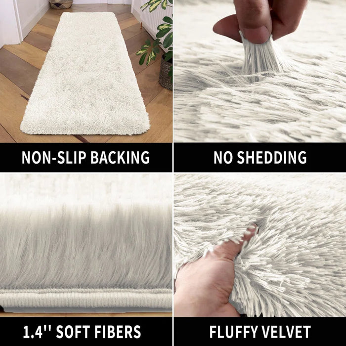 Joyan Deep Pile Fluffy Shaggy Area Rug for Indoor/Outdoor Use