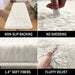 Joyan Deep Pile Fluffy Shaggy Area Rug for Indoor/Outdoor Use