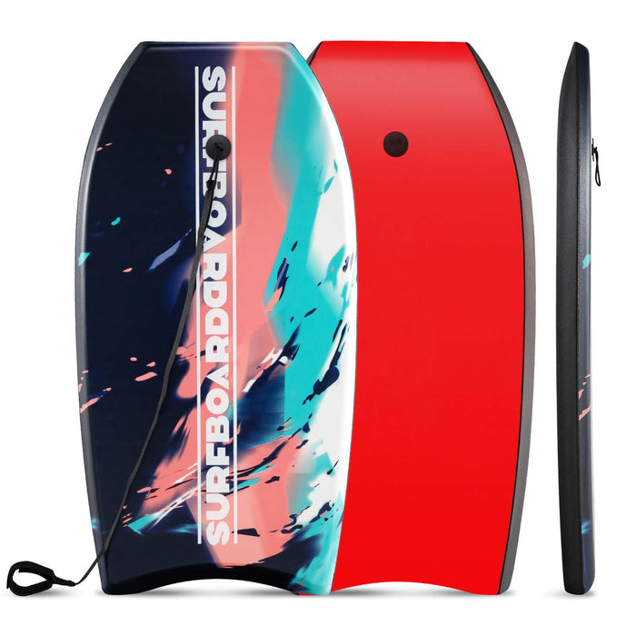 84 CM Lightweight Body Board Boogie Board with Wrist Leash
