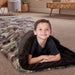Cloud Touch Faux Fur Slumber Bag 137 X 142 Cm, Camoflauge
