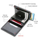 Black Fiber Wallet - Sleek Design & Anti-Theft Protection - Samanta Factory
