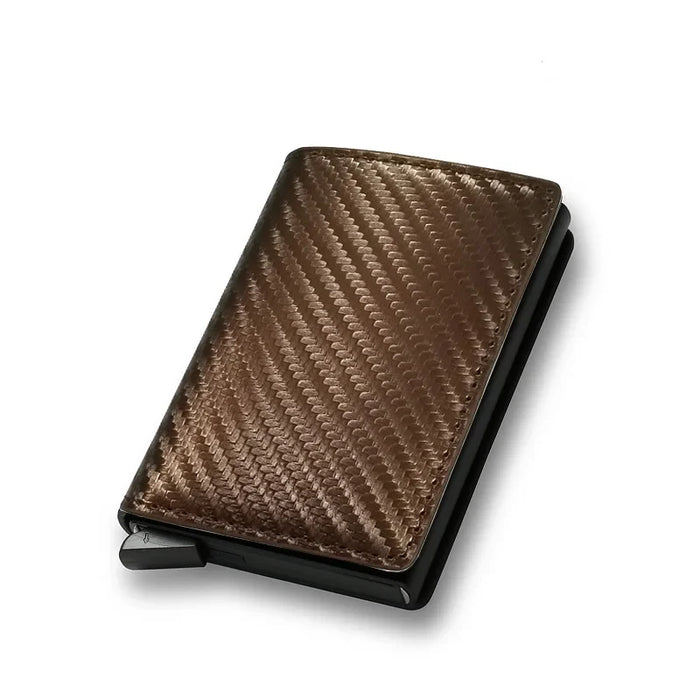Black Fiber Wallet - Sleek Design & Anti-Theft Protection - Samanta Factory