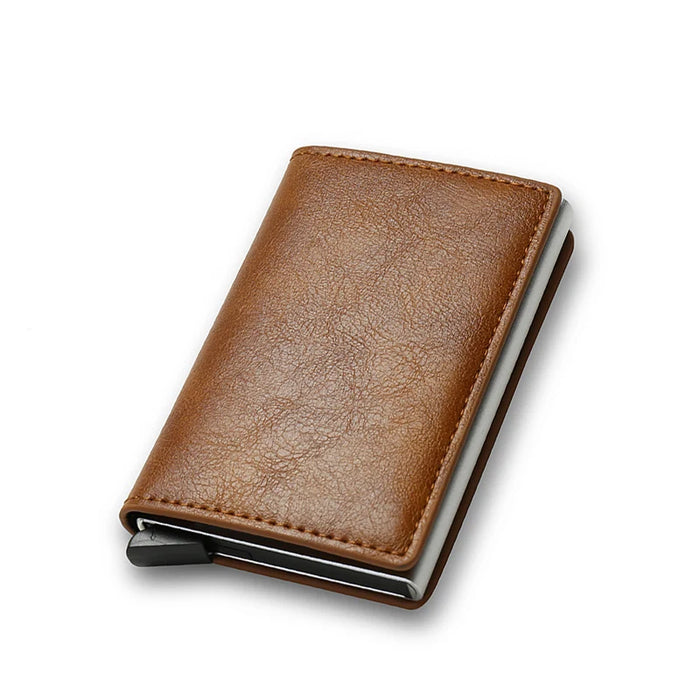Black Fiber Wallet - Sleek Design & Anti-Theft Protection - Samanta Factory