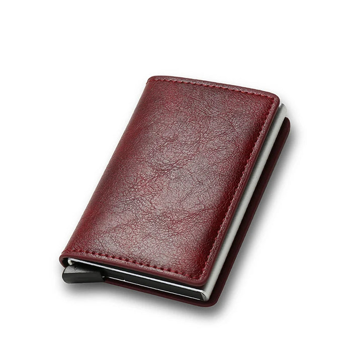 Black Fiber Wallet - Sleek Design & Anti-Theft Protection - Samanta Factory