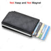 Black Fiber Wallet - Sleek Design & Anti-Theft Protection - Samanta Factory