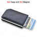 Black Fiber Wallet - Sleek Design & Anti-Theft Protection - Samanta Factory