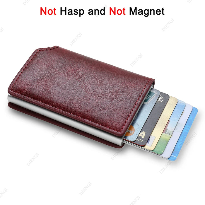 Black Fiber Wallet - Sleek Design & Anti-Theft Protection - Samanta Factory