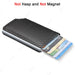 Black Fiber Wallet - Sleek Design & Anti-Theft Protection - Samanta Factory