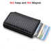 Black Fiber Wallet - Sleek Design & Anti-Theft Protection - Samanta Factory
