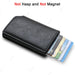 Black Fiber Wallet - Sleek Design & Anti-Theft Protection - Samanta Factory
