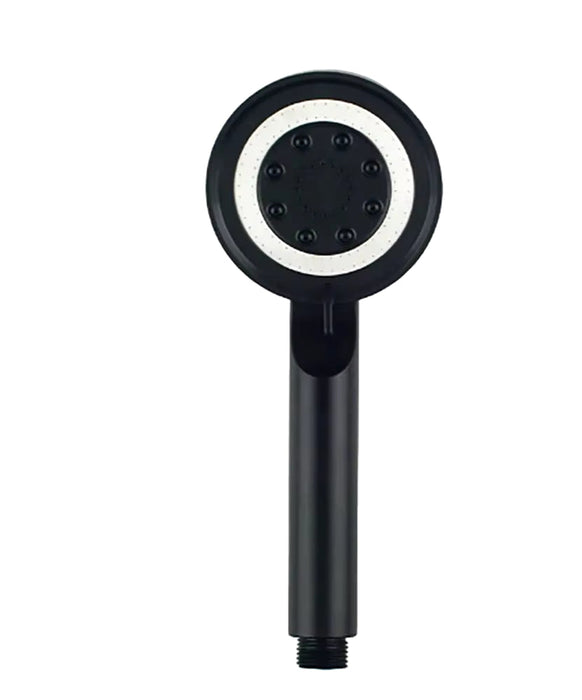 Black 5-mode high pressure shower head with rainfall spray - bathroom upgrade UK