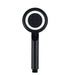 Black 5-mode high pressure shower head with rainfall spray - bathroom upgrade UK